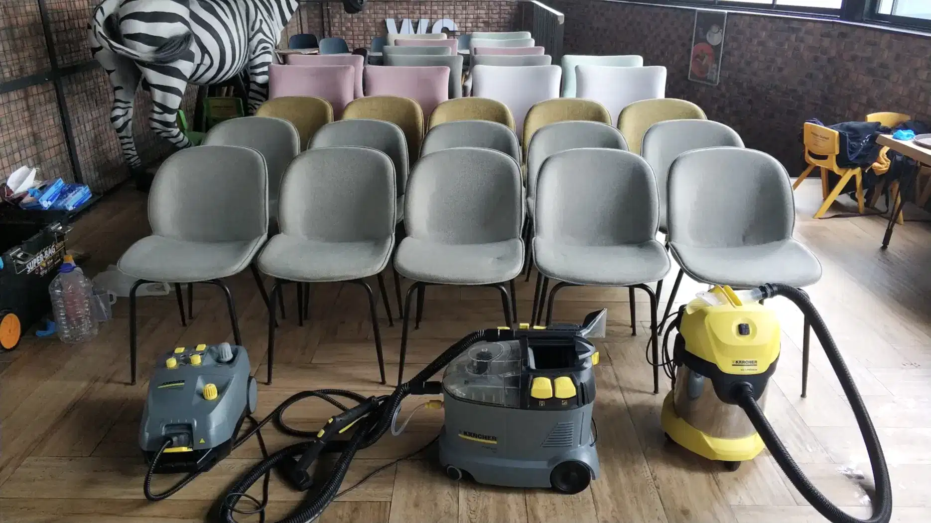 Halı Yıkama öncesi - Restoran Halı Temizliği - Merkez